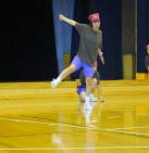 ダンス班:昨年より振りも音楽もグレードアップしている。 ダンス班:昨年より振りも音楽もグレードアップしている。