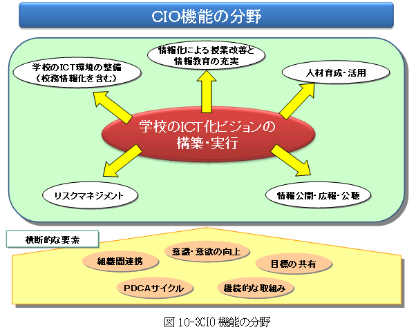 図10-3CIO機能の分野