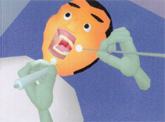 歯科訓練シミュレーターの図