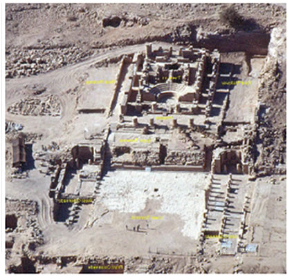 The Great Temple in Petra, in Jordanの写真