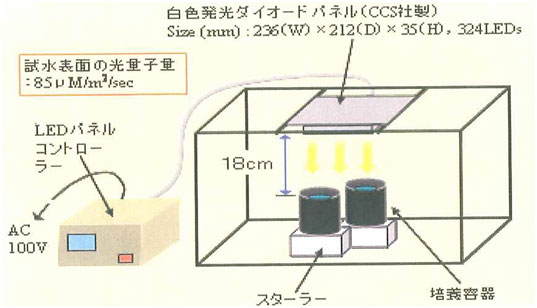 図8　LED光照射実験装置