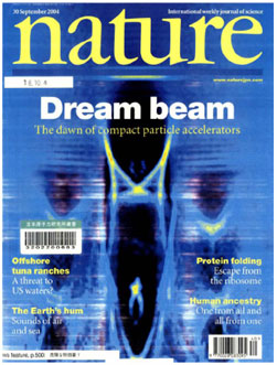 図7　“Dream Beam”と題されたNature誌