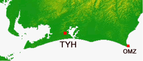 図2 （上）御前崎OMZ及び豊橋TYHの観測点配置（下）1996年7月以降の御前崎基準重力点における重力変化