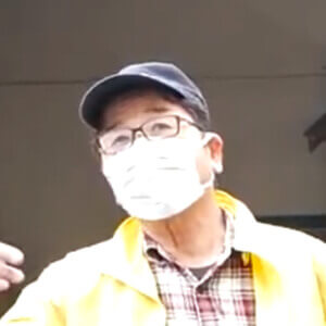 自主防災組織 相生2-2町内防災会 副会長 長野 治喜さん