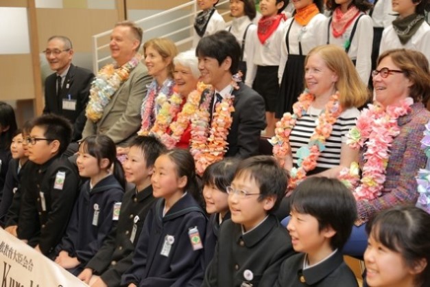 倉敷市立老松小学校での様子