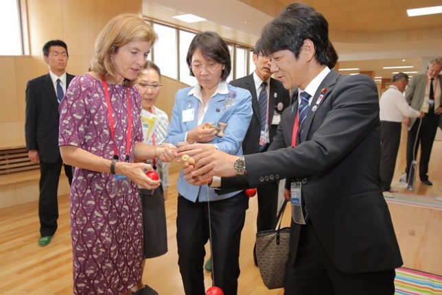 倉敷市立老松小学校での様子