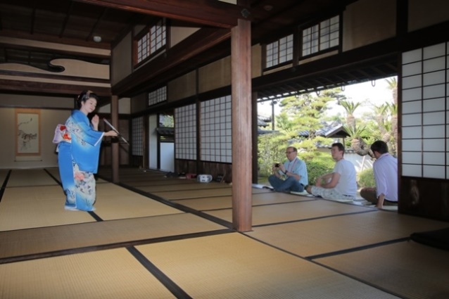 配偶者エクスカーション（児島地区）の様子