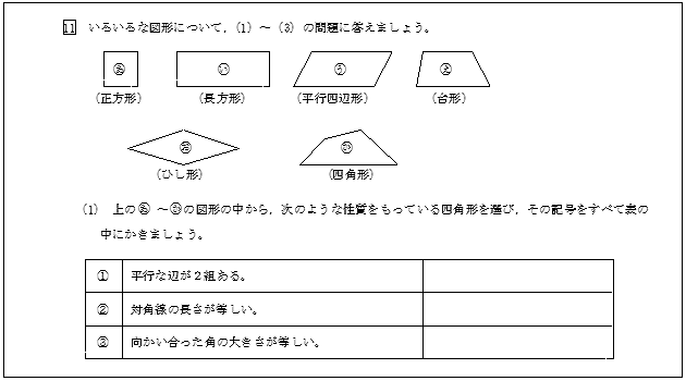 第1章 7 図形 領域における教科書記述の研究 文部科学省