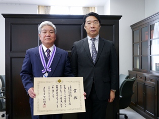 前川局長、上條校長