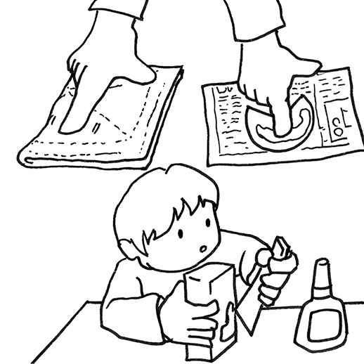 必要な材料や用具を考える イメージ画像