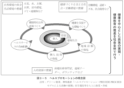 図表　4＿6　ヘルスプロモーションの概念図