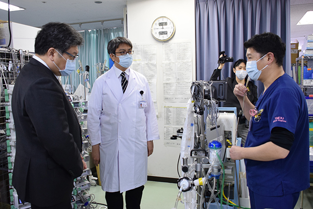 東京医科歯科大学附属病院 東京女子医科大学病院を萩生田大臣が視察し 文科省としての大学病院の支援策検討を指示