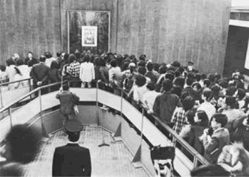 Mona Lisa Exhibition hosted by the Agency in 1974