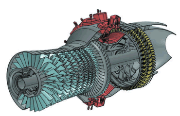 コアエンジン技術の研究開発（提供：宇宙航空研究開発機構（JAXA））