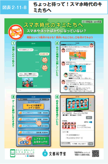 図表2－11－8　ちょっと待って！スマホ時代のキミたちへ