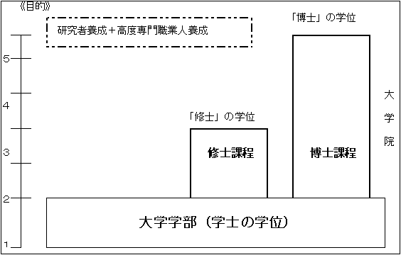 専門職大学院制度の概要の図（改正前）