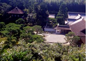 銀閣寺全景の写真