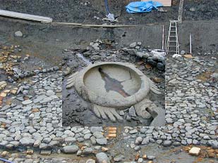 飛鳥の石造物（奈良県・明日香村）の写真
