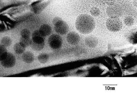 コバルト釉中のCo原子凝集体の図