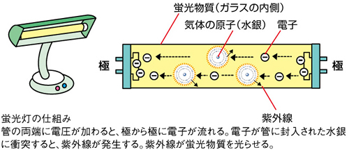 蛍光灯の仕組み