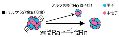 アルファ壊変（崩壊）