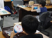 めざまし時計組立体験教室写真