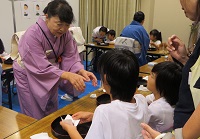子ども茶道教室写真