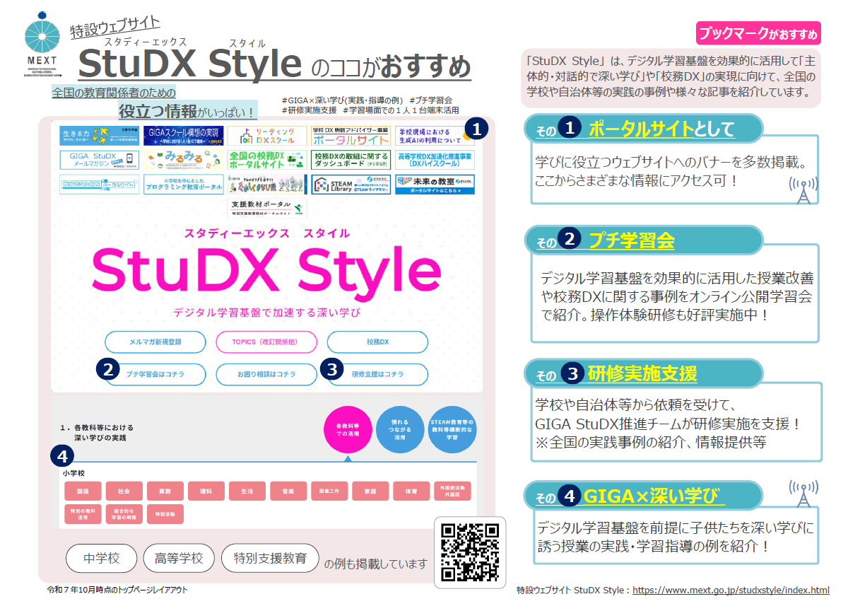 StuDX Styleの取組について