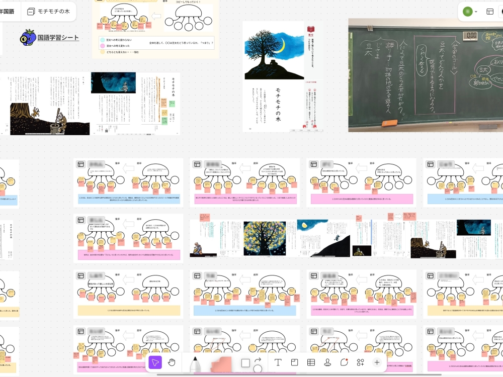学級全員の学びを共有