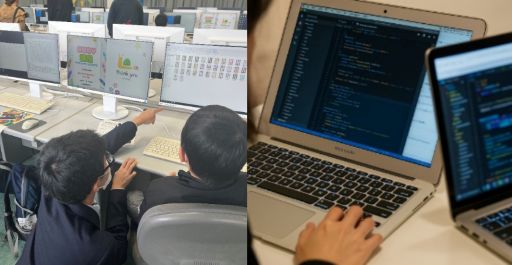 Rubyを用いたプログラム開発の様子。エラーの原因を探る際には、生成AIも活用しながら試行錯誤を重ねている。