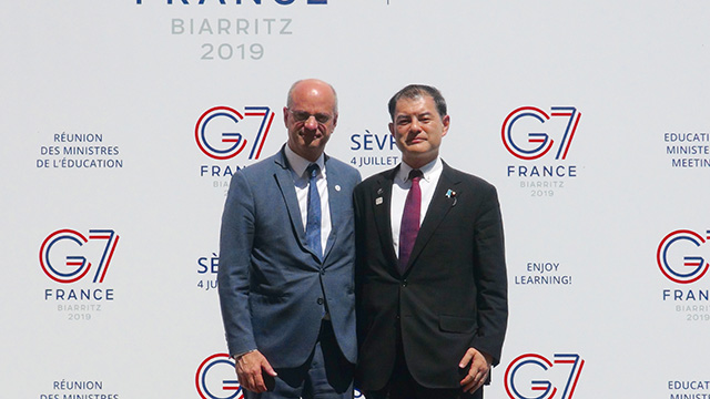 MEXT Minister attends G7 Education Ministers’ Meeting 