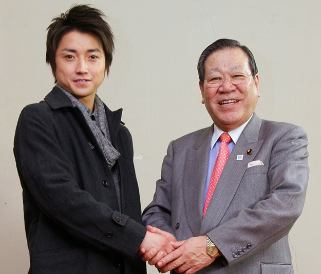 藤原達也さんと奥村副大臣