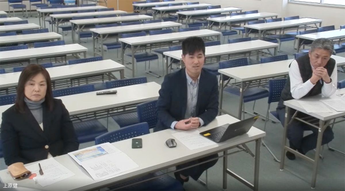 右から上原先生、石丸先生、浦田先生(インタビューはオンラインで実施)