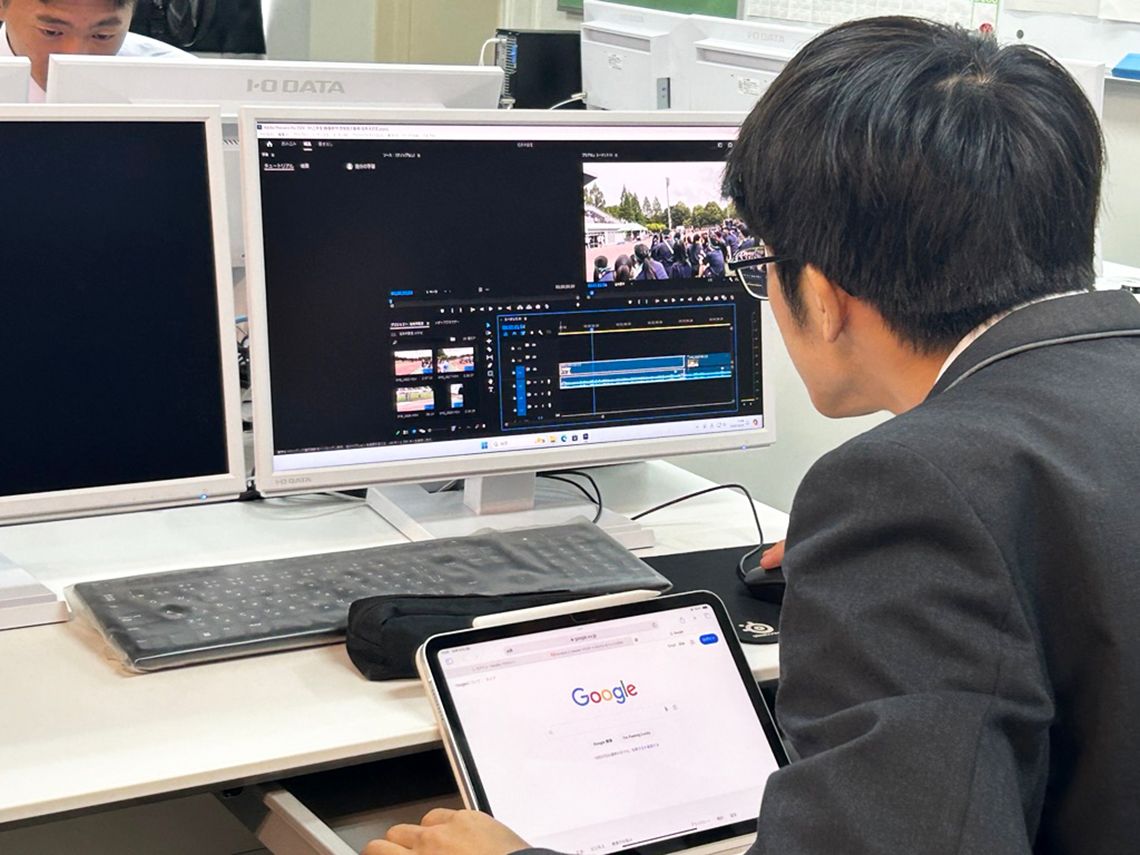 一括調達で高性能PCなどを導入した。(提供:埼玉県教育局)