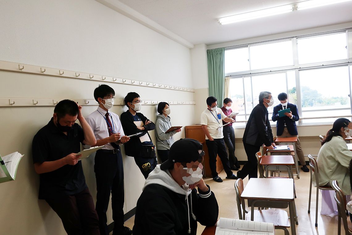 年2回、スクーリングを見学し合う期間を設置。現在はいつでも見学し合うようになっている。(提供:神奈川県立横浜修悠館高等学校)