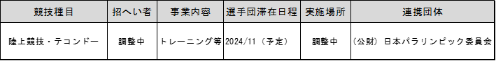 R6パラリンピック競技事業概要②