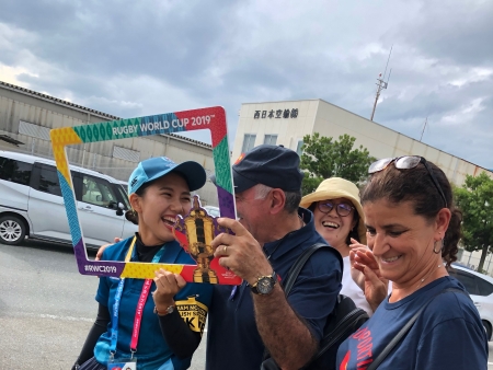 ラグビーW杯2019ボランティアの様子