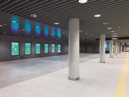 札幌駅前通地下歩行空間北2条広場メディア空間Sapporo＊north2